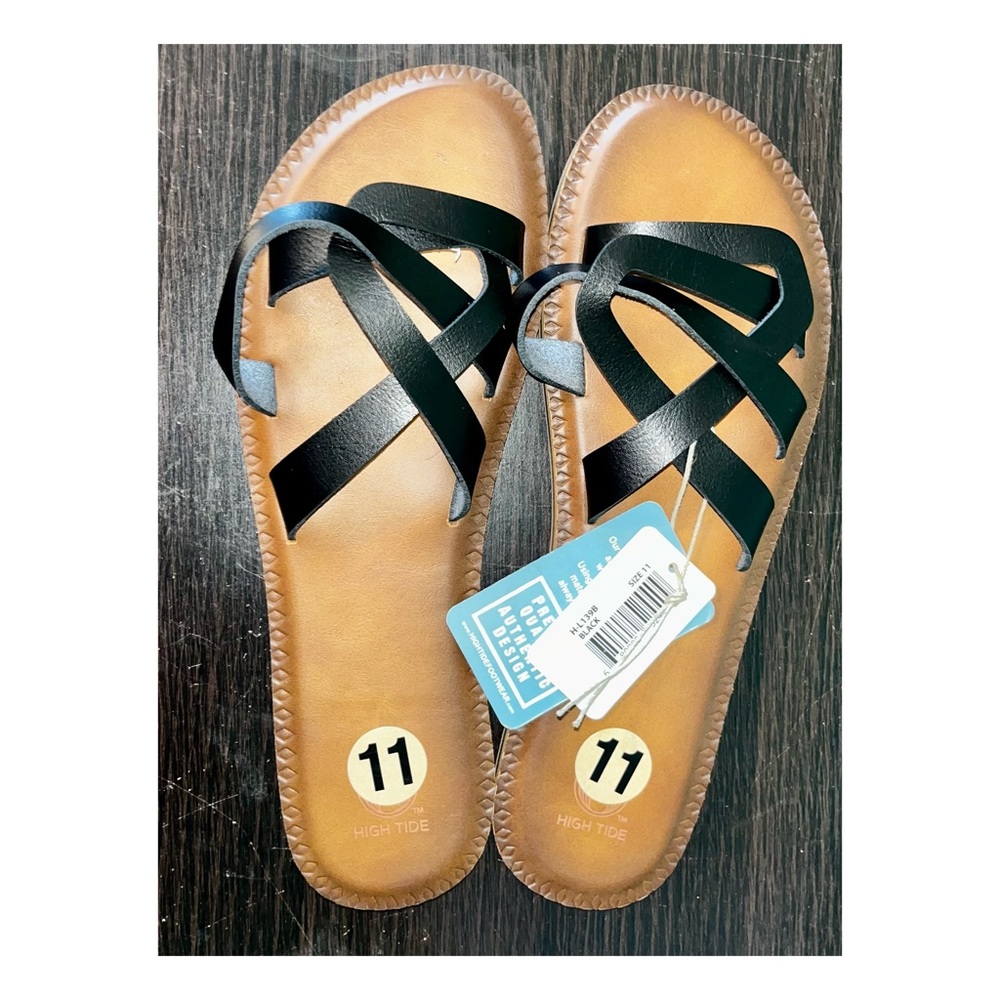 🩴🤎🖤 High Tide Sandals 🖤🤎🩴
